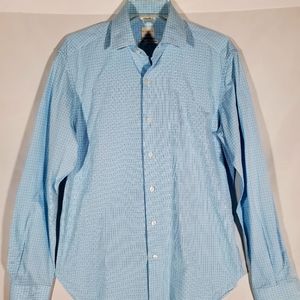CULTURATA THOMAS MASON TAILORED FIT BLUE BUTTON UP